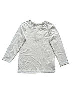 Футболка-лонгслив хлопковая для мальчика H&M 0888395-005 092 см (18-24 months) Серый