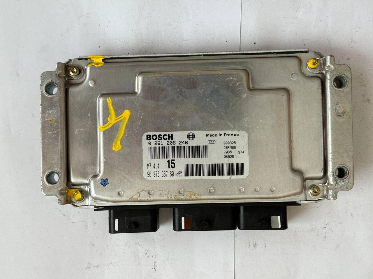 Електронний блок керування Peugeot 106 Bosch 0 261 206 246 / 0261206246 / 96 378 378 80 / 9637837880 / id05 / 1278237
