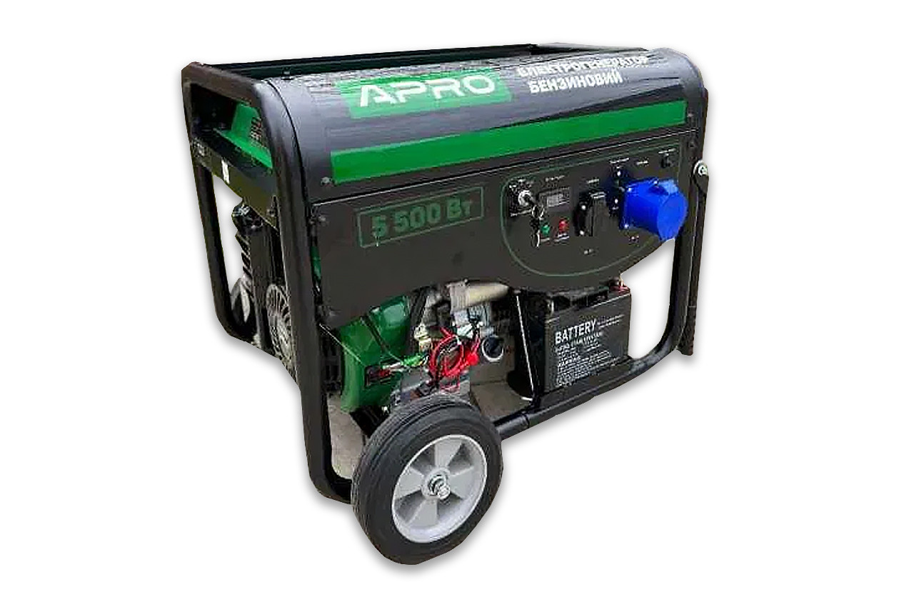 Генератор бензиновий Apro — 5000 x 5500 Вт 1 шт.
