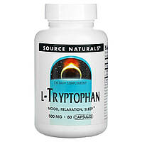 L-Триптофан 500мг, Source Naturals, 60 капсул