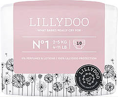 Підгузки для новонароджених Lillydoo 1 (2-5кг) 10шт