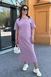 Плаття туніка жіноче вільного крою великі розміри, фото 5