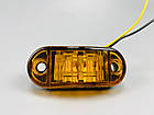 Світлодіодні бічні габаритні вогні, Ліхтар LED габаритний універсальний, 12В/24В, 2 led chip 2835, фото 2