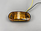 Світлодіодні бічні габаритні вогні, Ліхтар LED габаритний універсальний, 12В/24В, 2 led chip 2835, фото 8