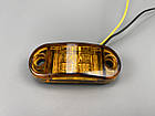 Світлодіодні бічні габаритні вогні, Ліхтар LED габаритний універсальний, 12В/24В, 2 led chip 2835, фото 10