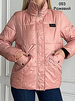 Куртка жіноча легка на весну пудрова сіра