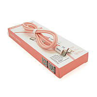 Кабель iKAKU KSC-723 GAOFEI PD60W smart fast charging cable (Type-C to Lightning), Pink, длина 1м, BOX o