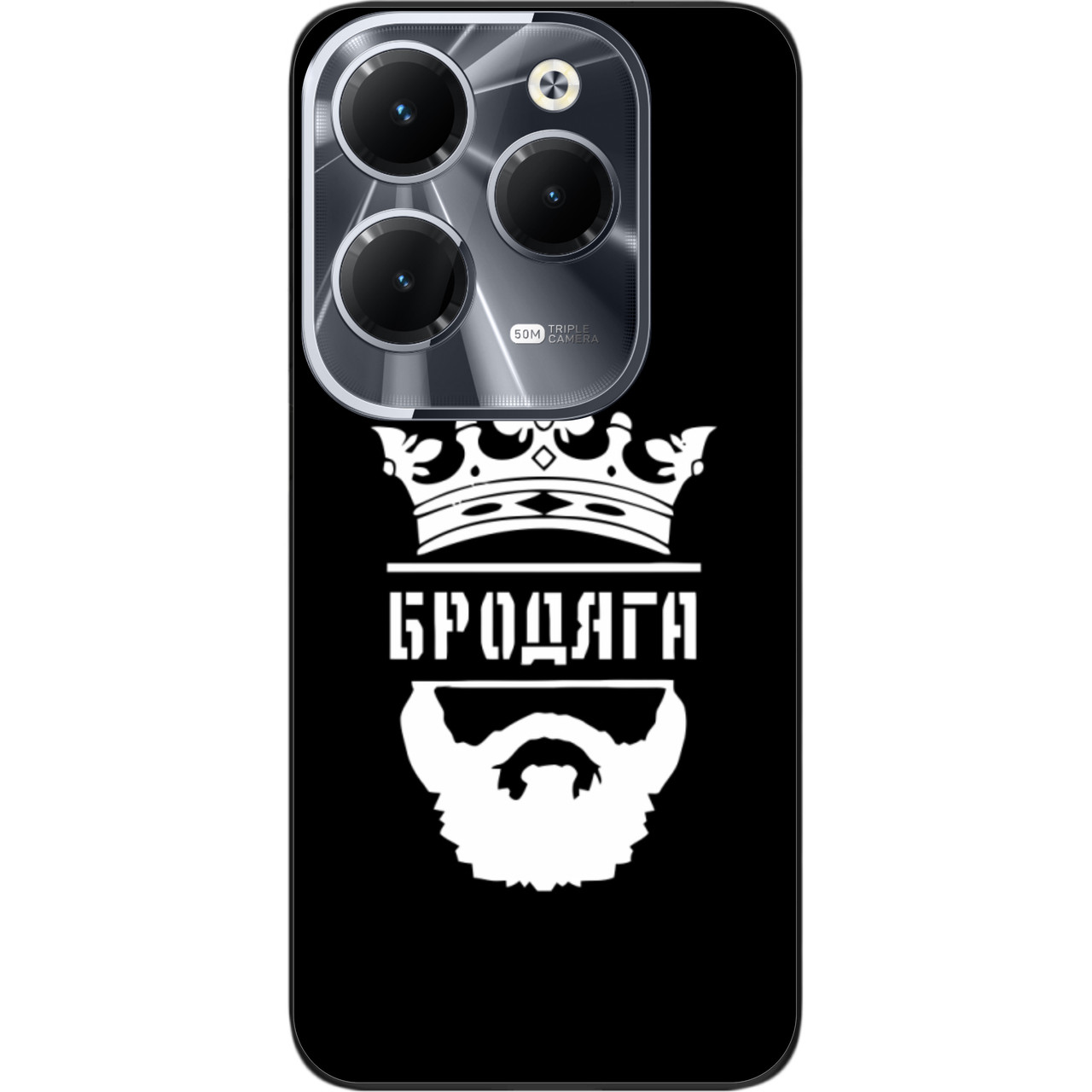 Силіконовий чохол Epik для Infinix Hot 40 (X6836) з картинкою Бродяга