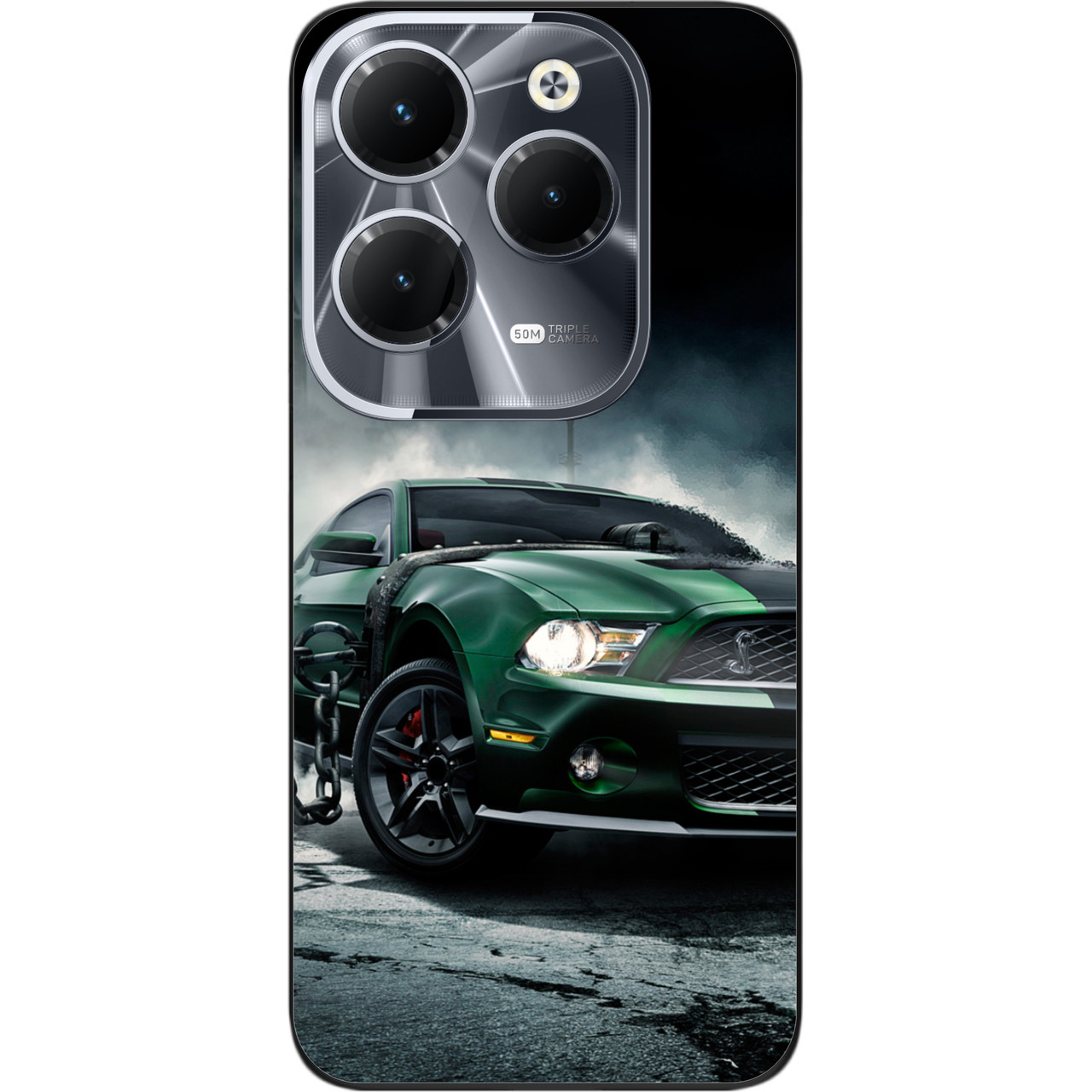 Силіконовий чохол Epik для Infinix Hot 40 (X6836) з картинкою Мустанг