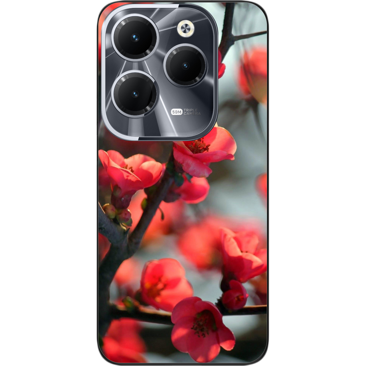 Чохол силіконовий Epik для Infinix Hot 40 (X6836) з картинкою Сакура