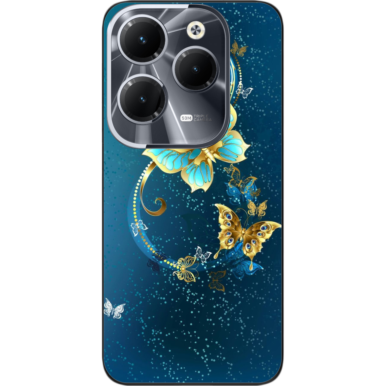 Силіконовий чохол Epik для Infinix Hot 40 (X6836) з картинкою Метелики