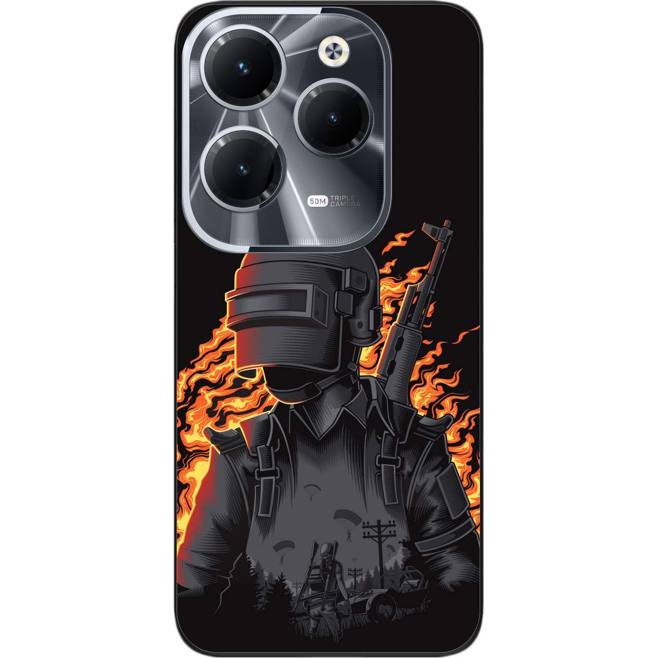 Силіконовий чохол Epik для Infinix Hot 40 (X6836) з картинкою PUBG
