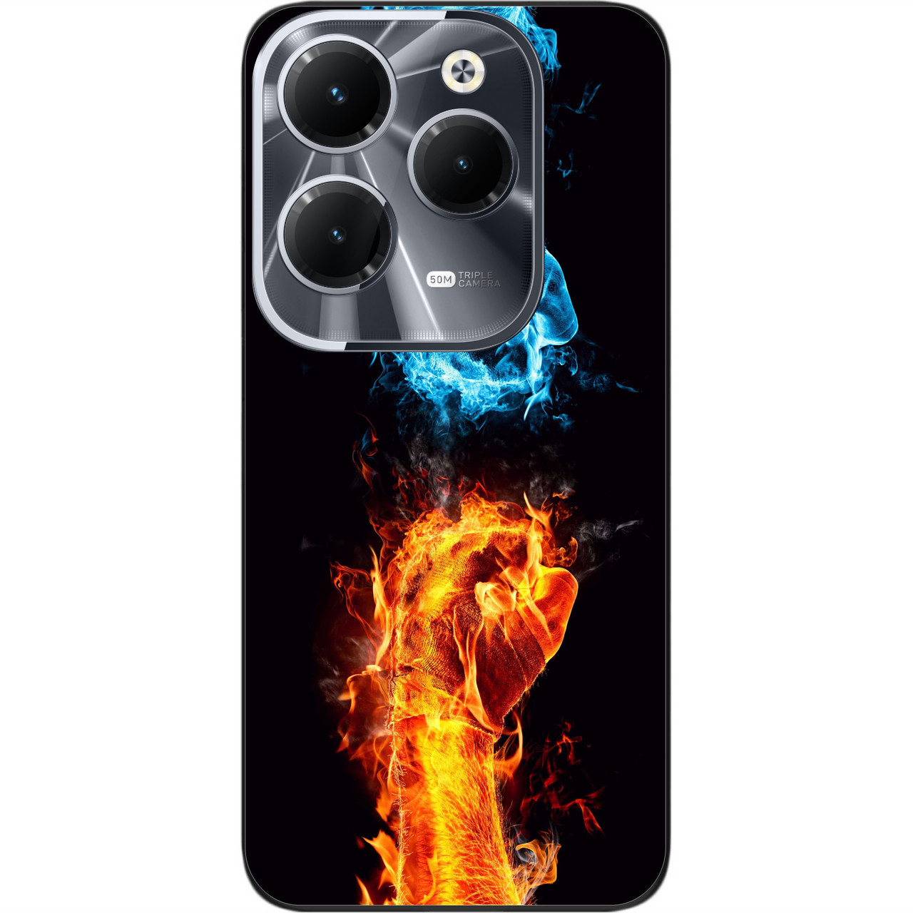 Силіконовий чохол Epik для Infinix Hot 40 (X6836) з картинкою Опір