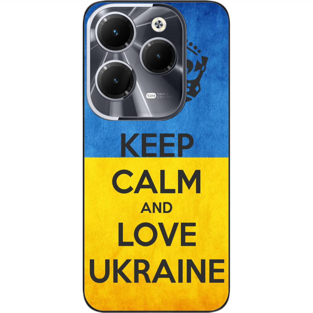 Силіконовий чохол Epik для Infinix Hot 40 (X6836) з картинкою Keep Calm