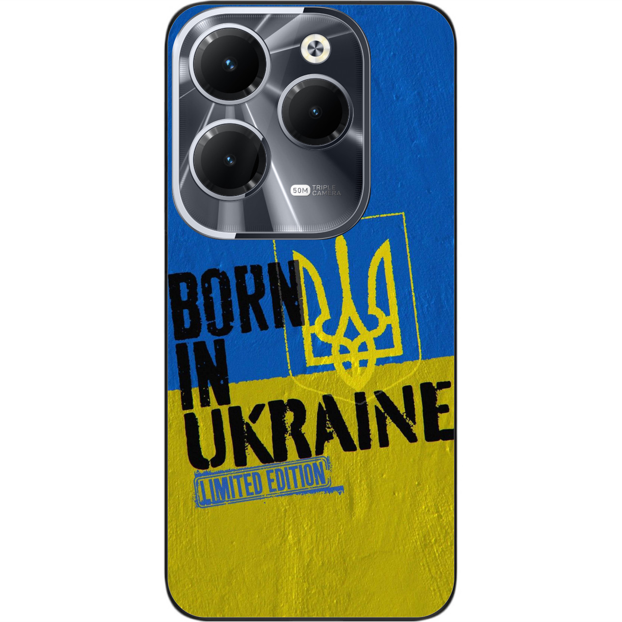 Силіконовий чохол Epik для Infinix Hot 40 (X6836) з картинкою Народжений в Україні