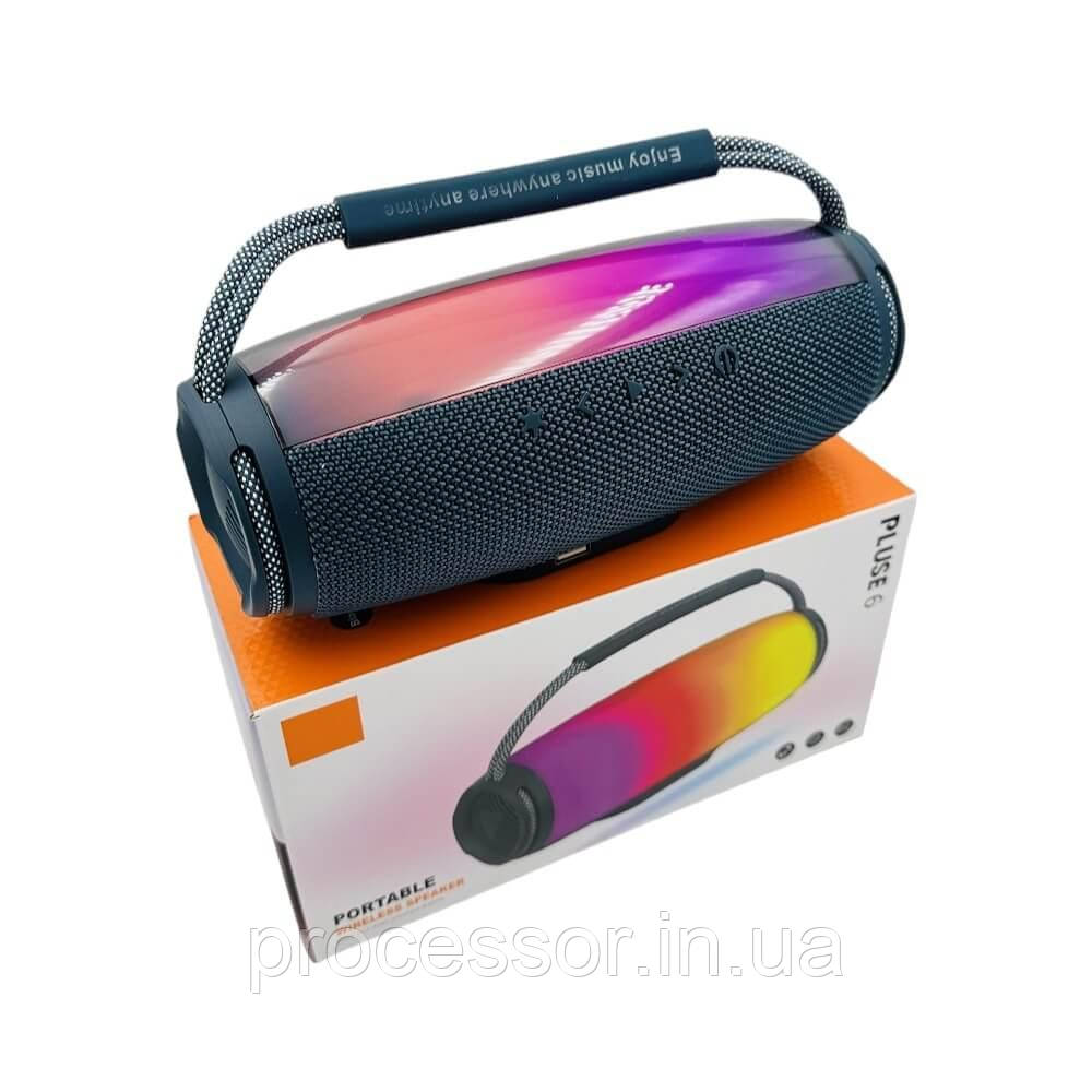 Портативна бездротова акустика JBL Pulse 6 Xtreme колонка з RGB-підсвіткою, захист від бризок і пилу IPX7