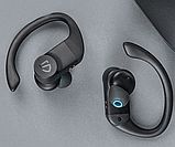 Бездротові спортивні блютуз навушники SoundPeats S5 Bluetooth 5.0 для бігу чорні, фото 9