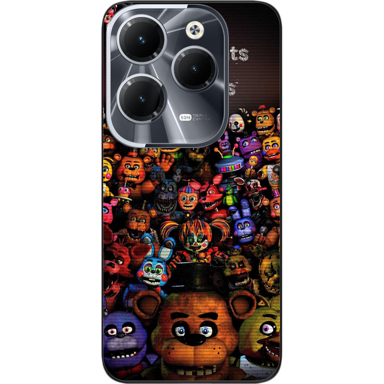 Силіконовий чохол Epik для Infinix Hot 40 (X6836) з картинкою Фредді та друзі