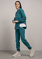 Костюм жіночий спортивний на флісі 342208 р.M Fashion Зелений