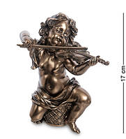 Статуэтка Veronese Херувим со скрипкой 17 см фигурка покрытая бронзой 1906298