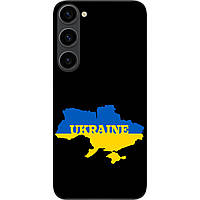 Силіконовий чохол Epik для Samsung Galaxy S23 з картинкою Мапа України