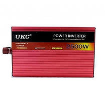 Перетворювач струму автомобільний UKC-2500W 24V AC/DC інвертор перетворює електрику з 24 В на 220 В