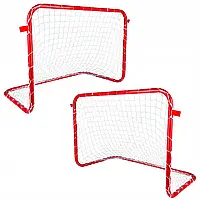 Ворота футбольні дитячі Carruzzo GT-BR1 металеві 78x56 см Набір футбольний R_2274