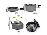 Набор посуды походный Cooking Set DS-308 «H-s»