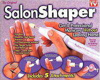 Набор для маникюра, фрезер для ногтей Salon Shaper + 5 насадок «H-s»