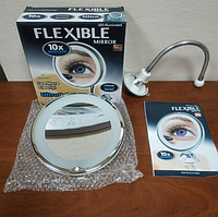 Дзеркало для макіяжу Flexible Mirror з підсвічуванням на гнучкій ніжці ( WO-30)