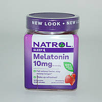 Мелатонин, Natrol, вкус клубника, 10 мг, 90 жевательных конфет