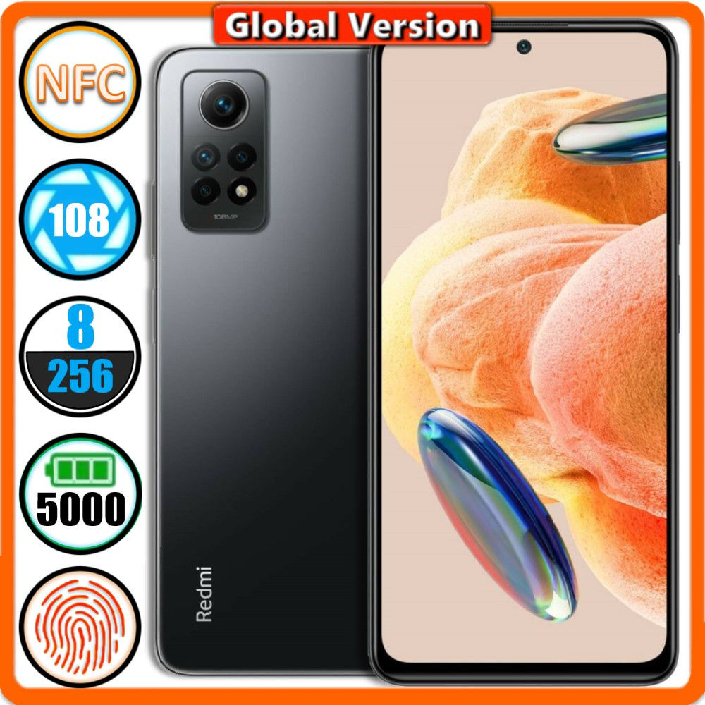 Смартфон Xiaomi Redmi Note 12 Pro 8/256Gb NFC Black - Global Version (Подарунок Захисне Скло)