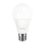 Світлодіодна Лампа A60 10W E27 MAXUS 950lm,3000k, фото 2