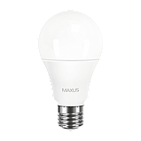 Світлодіодна Лампа A60 10W E27 MAXUS 950lm,3000k, фото 3