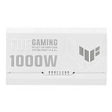 Блок живлення Asus TUF-GAMING-1000G-WHITE PCIE5 1000W Gold (90YE00S5-B0NA00), фото 3