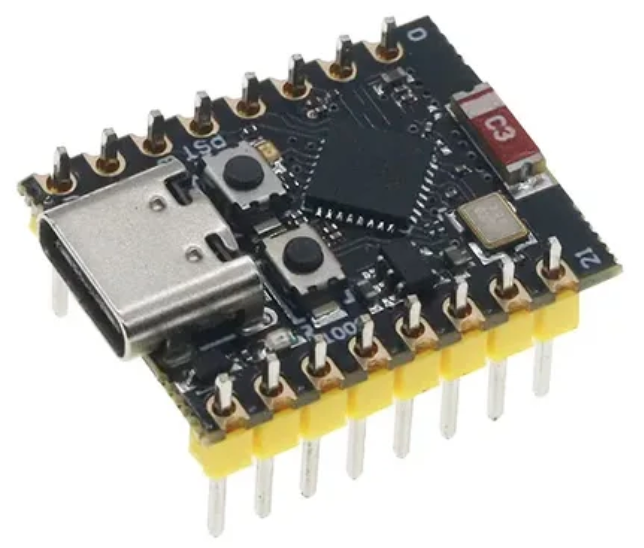 Плата розробки ESP32 SuperMini, плата розробки WiFi Bluetooth, 5В, припаяні контакти