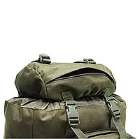 Великий тактичний рюкзак із підсумком 80 л 4 в 1 Колір Хакі «H-s»