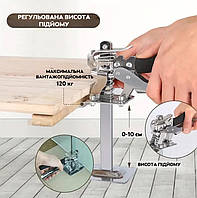 Мини домкрат до 120кг с подъемом до 10 см / Ручной подъемник для мебели / Домкрат для дома «H-s»