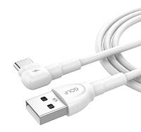 Кабель Golf USB - Type C L-pin GC-70 3A 1 метр White (90751) «H-s»