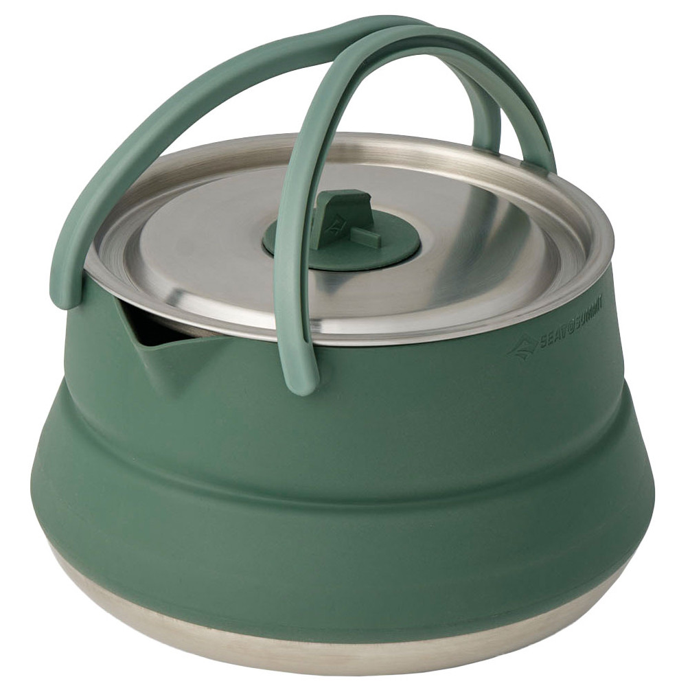 Туристичний складаний чайник Sea to Summit Detour Stainless Steel Collapsible Kettle, 1.6 л (Laurel Wreath)