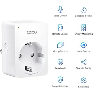 Розетка TP-Link Tapo P110 White Wi-Fi, міні