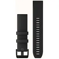 Ремешок для смарт-часов Garmin QuickFit 22mm with Black Stainless Steel Hardware Black