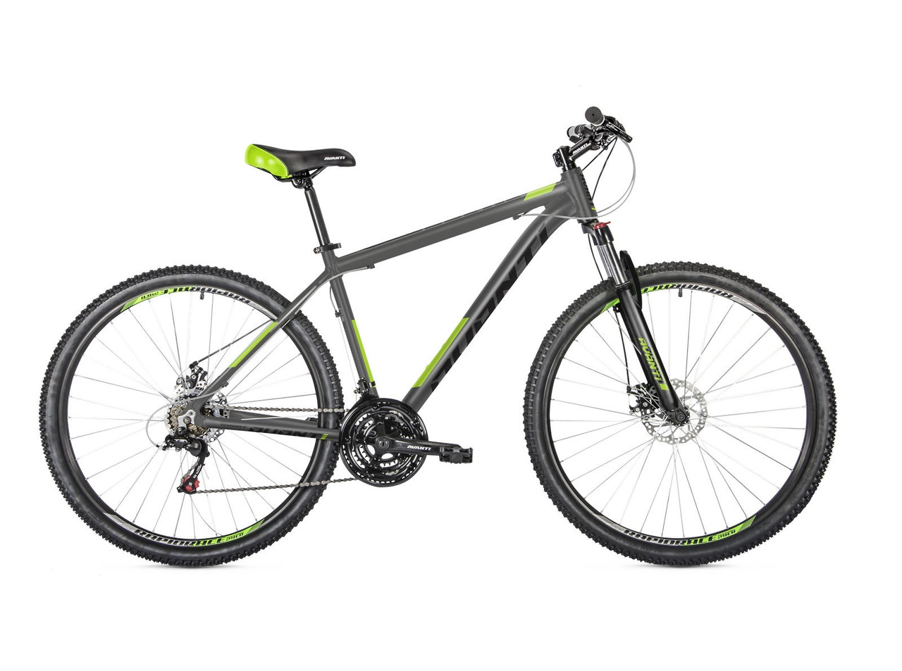 Велосипед 29" Avanti SMART 2023 рама - 19" чорно-сірий з зеленим