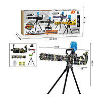 Іграшковий акумуляторний автомат, що стріляє орбізами F 916 C — Minigun