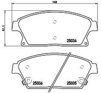 Тормозные колодки дисковые BUICK VERANO / CADILLAC ATS 2006-2018 г.