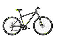 Велосипед 29" Avanti SMART 2023 рама - 17" чорно-сірий з зеленим