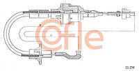 Трос сцепления SAAB 900 I Coupe / OPEL ASTRA G (T98) / OPEL ASTRA F (T92) 1978-2007 г.