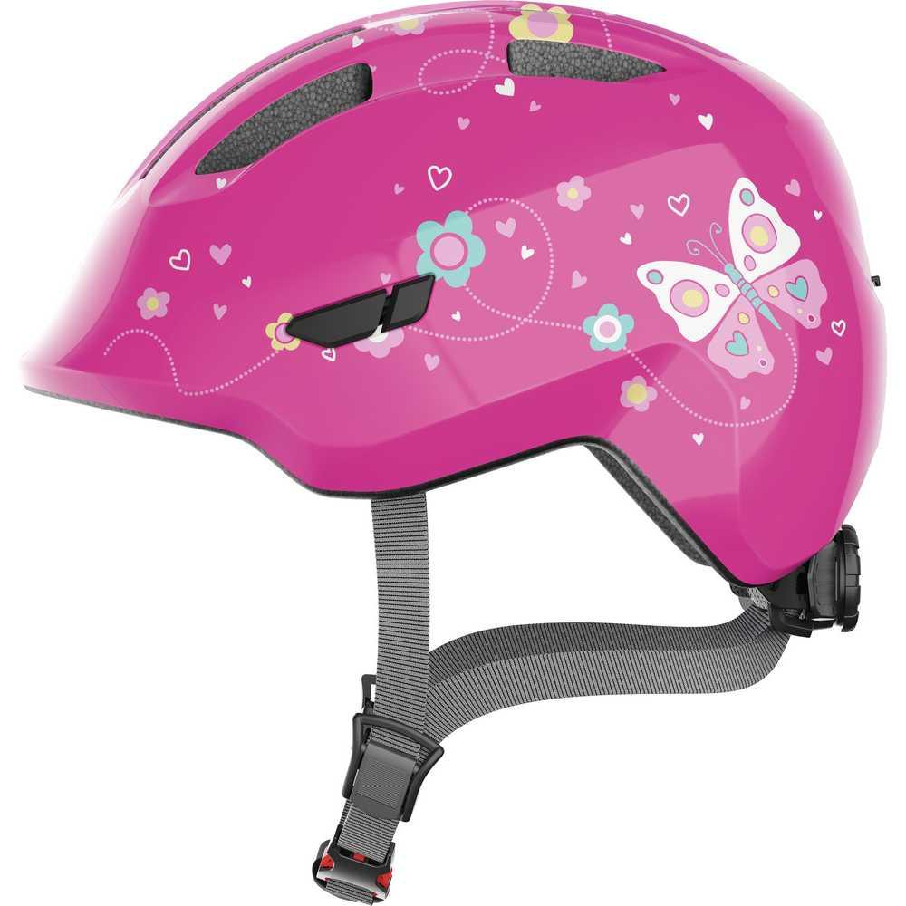 Шолом дитячий ABUS SMILEY 3.0 Pink Butterfly M (50-55 см)