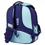 Рюкзак каркасний ортопедичний YES H-100 Little Star 35х28х15 см, 15 л блакитний (559747), фото 5
