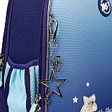 Рюкзак каркасний ортопедичний YES H-100 Little Star 35х28х15 см, 15 л блакитний (559747), фото 8